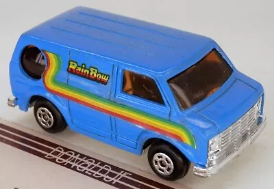 Bedford CF Van  RAINBOW  Blue W/Bubble Window 1/64 Scale Diecast • $8