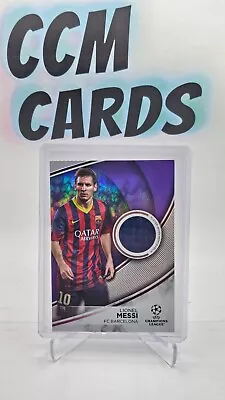 2023-24 Topps UEFA Club Competitions Lionel Messi Patch Player Worn 79/299 TS-LM • £22.80