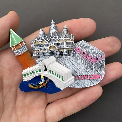 Italy Venice Venezia Tourist Souvenir Gift 3D Resin Refrigerator Fridge Magnet • $7.99