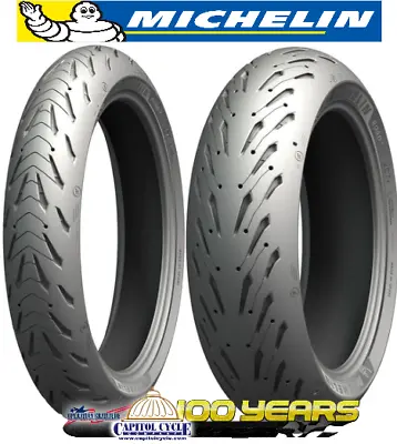 Michelin Pilot Road 5 Tire Set 120/70-17 Front And 180/55-17 Rear - 2 Tires • $429.95