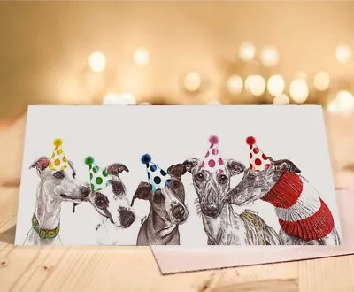 £2.99 • Buy Single Luxury Long Whippet Birthday Card Gift/Present Greeting Dog