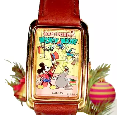 Disney Mickey Mouse Circus Watch! New! By Lorus! • $40