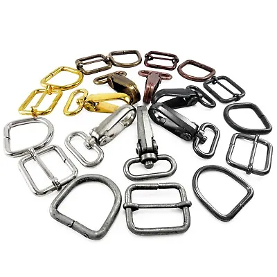Bag Clasps Lobster And Strap Adjuster And D Rings 20 25 30 Mm Webbing • £7.93