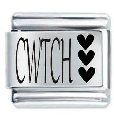 CWTCH Welsh * Daisy Charm Compatible With Italian Modular Charm Bracelets • £4.45