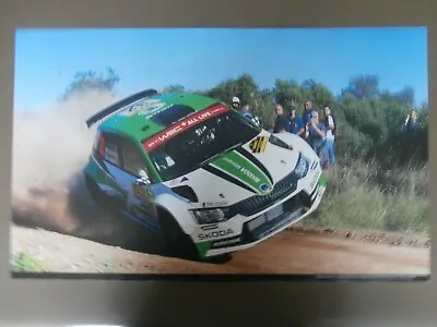 RALLY ŠKODA FABIA R5 Rally Of Spain Poster • $6.35