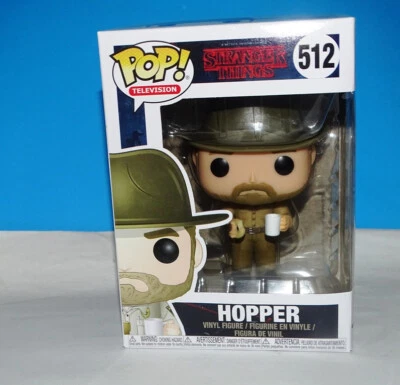 $22.95 • Buy Funko Pop!  Stranger Things James Hopper #512 Vinyl Figure +P/Prot