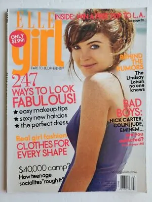 2005 ELLE GIRL Magazine LINDSAY LOHAN Sofia Coppola Andreea Diaconu Z Deschanel • $49.99