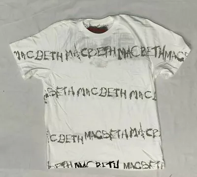 Macbeth Mens Tshirt White  Allover Print  • $43.55