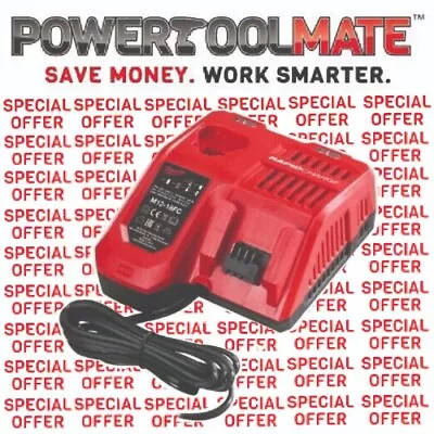 £26.99 • Buy Milwaukee M12-18FC 240v UK 18v & 12v Li-ion Rapid Charger M12-18C Genuine