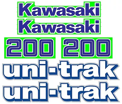 Old School Decals For Kawasaki KDX 200 KDX200 1986 Graphics Stickers • $25