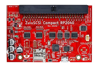 ZuluSCSI Compact RP2040 - A SCSI-1 And SCSI-2 Hard Drive Emulator • $55