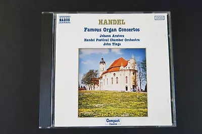 Organ CD: Handel - Famous Organ Concertos - Johann Aratore/Handel Festival Orch • £3.95