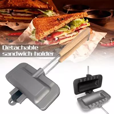 $16.58 • Buy Sandwich Maker Panini Grill Press Hot Pans Double Sided Bread Toasters Non-Stick