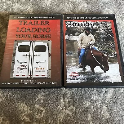 Horse Training Control 2 DVD Set Trailer Loading And Your Horse’s Body And Mind • $44.99