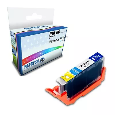 Refresh Cartridges Cyan PGI-9C Ink Compatible With Canon Printers • £4.97