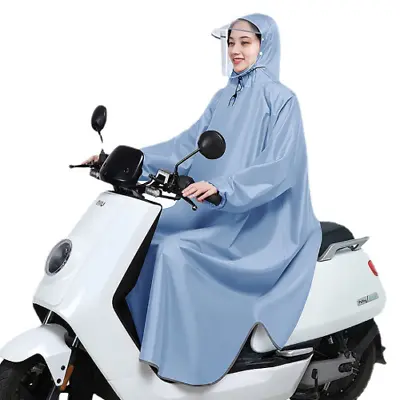 Oxford Sleeved Poncho Long One-piece Single Raincoat Car Motorcycle Raincoat • $60.11