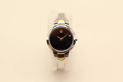 Movado Kara Two Tone Stainless Black Museum Bangle Style Watch 81 A1 1846  24  • $107.09