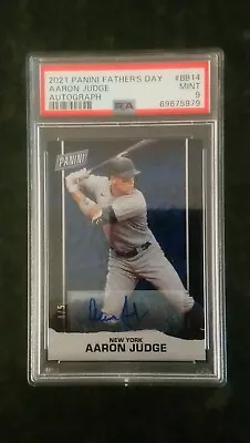 Aaron Judge Farthest Day /5.   Pop1 Auto Panini  • £700