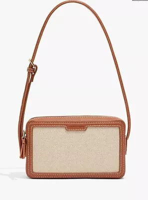 Country Road Essential Mini Contrast Pouch Bag - Natural - One Size BNWT • $49.99