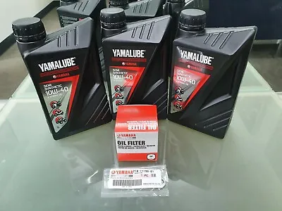 $109.99 • Buy Yamaha Tenere 700 Service Kit Oil Filter 5GH-13440 Yamalube Semi Synthetic Oil