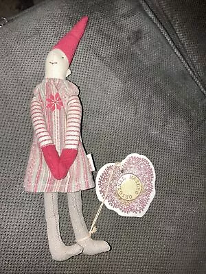 Maileg Micro Girl Scandinavian Elf Mini Pixie In Dress Christmas 8  New W Tag • $79