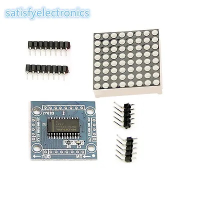 £2.11 • Buy MAX7219 Dot Matrix Module Arduino Microcontroller Module Control Display DIY KIT