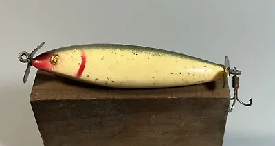 Vintage C.C.B. Co. Creek Chub Bait Co Injured Minnow Wooden Fishing Lure Bass • $19.99