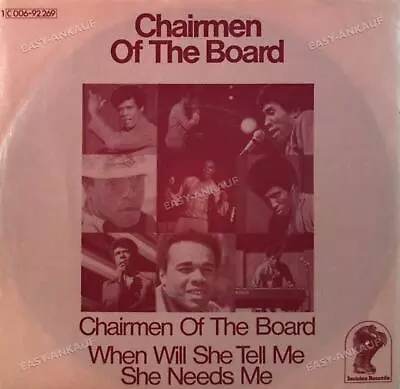 Chairmen Of The Board - Chairman Of The Board / When Will She.. 7in 1971 ' • £6.47