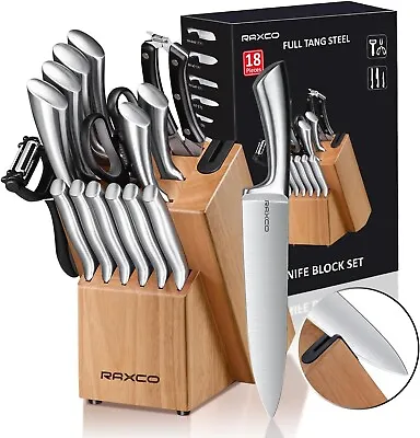 RAXCO Knife Set Kitchen Knife Set Knife Block Set Chef Knife Set With Block-AU • $115.95