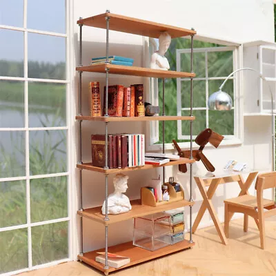 1/6 1/12 Scale Dollhouse Miniature Storage Bookshelf Multi-layer Rack Furniture • $9.99