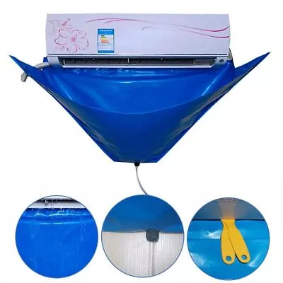$40.24 • Buy Air Conditioner Cleaning Cover With Water Pipe Waterproof AC Cleaning Cover Bag