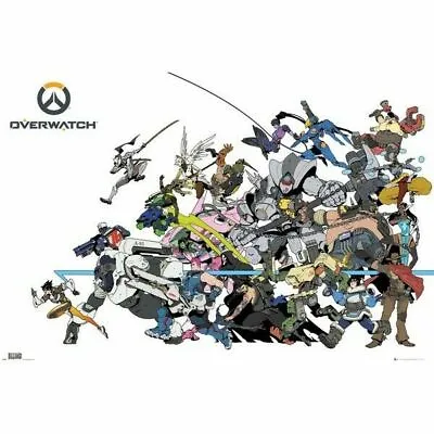 $11.95 • Buy Overwatch Battle Poster 