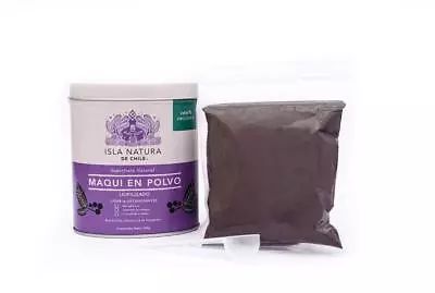 Premium Pure 100% Organic Maqui Berry Powder In Tin | Wild Maqui Grown & Proc... • $35.45