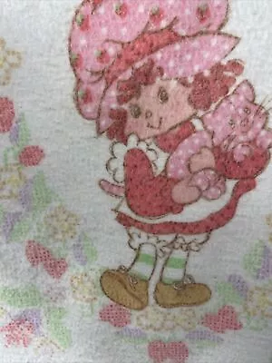 Vintage 1980s Strawberry Shortcake Twin Size Comforter Blanket Acrylic. Chatham • $59