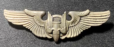 WWII WW2 Era Sterling Silver 2” Military Wings Aerial Gunner Bomber Air Force • $19.99