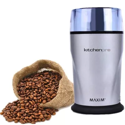 Maxim Coffee & Spice Grinder Beans Herbs Nuts Electric Grinding Mill 130W • $28.99