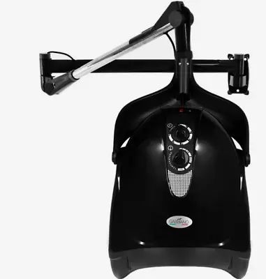 Gabbiano Professional Salon Hood Hair Dryer Wall Mounted Black - NEW • £320