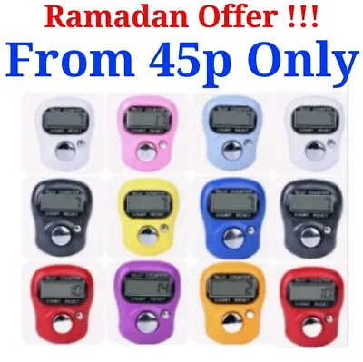 Ramadan Offer Digital  Finger Ring Tally Counter Hand Held Knitting Row Counter • £299.99