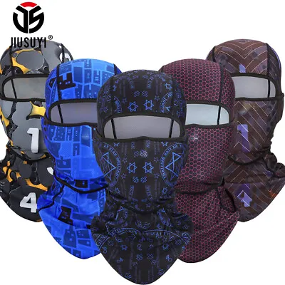 Windproof Full Face Mask Motorcycle Ski Balaclava Neck Thermal Hood Hat Outdoor • $22.39