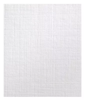 50 Sheets Zeta Linen Texture White A4 Watermarked Paper 100gsm • £7.95