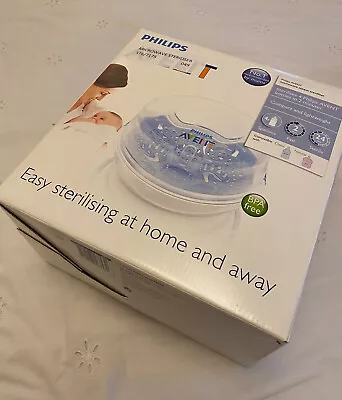 £10 • Buy Lightly Used- BOXED- Philips Avent Microwave Steriliser For Baby Bottles & Teats