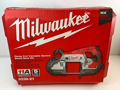 NEW Milwaukee 6232-21 120V 11 Amp Deep Cut Corded Band Saw (CORDED TOOL) NEW • $274.95