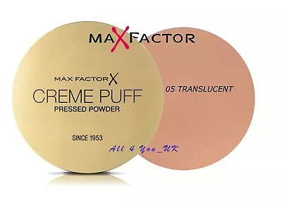 £5.49 • Buy Max Factor Creme Puff Compact Powder - Please Choose Your Shade