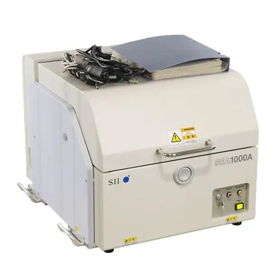 $3899 • Buy SEA1000A SII X-ray Fluorescence Analyzer Sample Changer Specifications