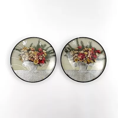 1940's Vintage HANDMADE Peter Watson's Studio Wall Floral Display Set Of (2) Two • $51.39