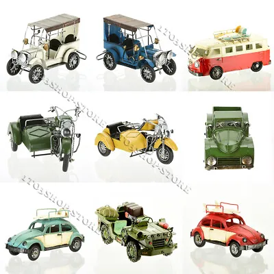 Vintage Truck Beetle Bug Classic Car Bus Jeep Motorcycle Home Decor Toys Gift • $19.99