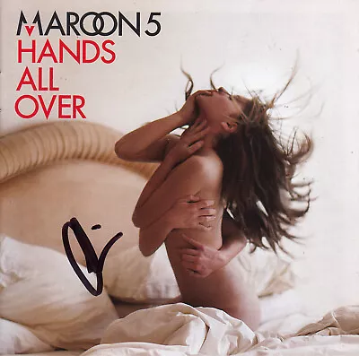 ADAM LEVINE Maroon 5 Hands All Over Signed Autograph 5-1/2 X5  Cd Photo Booklet • $72