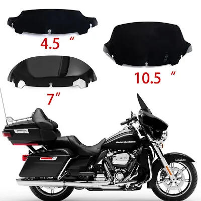 4.5'' 7'' 10.5' Windshield For 2014-2021 Harley Touring Electra Street Tri Glide • $21.99