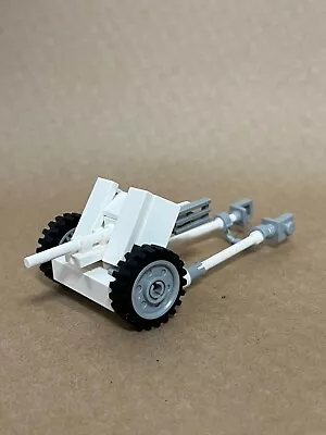 Lego Custom WW2 German Snow Camo Pak36 Anti Tank Gun Made With REAL Lego Bricks • $22