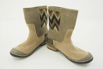 $22.99 • Buy Sorel Women's NL-2152-227 Brown Shortie Winter Leather/Rubber Boot Size US W8.5